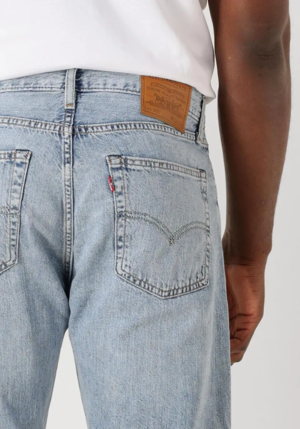 Levi's Heren Jeans 555 Relaxed Straight - Lichtblauw, foto 4