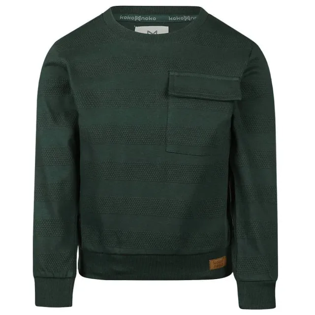 Koko Noko rechtvallende sweater - groen, foto 2