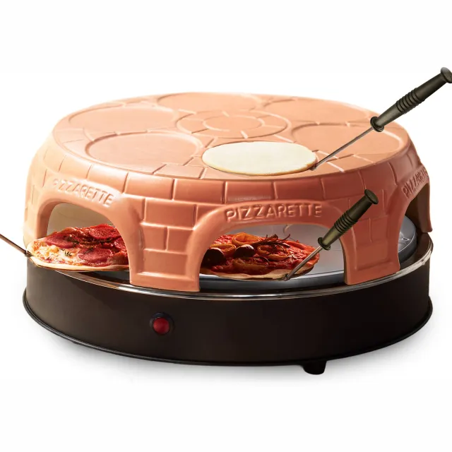 Emerio Originele Pizzarette 6 personen pizzamaker Zwart