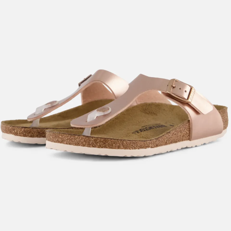 Birkenstock Gizeh smal teenslippers bruin, foto 2