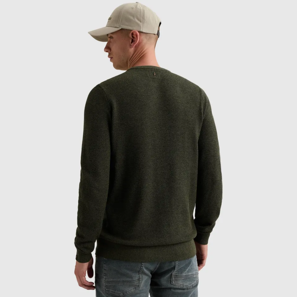 PME Legend regular fit gebreide trui - loden green, foto 2