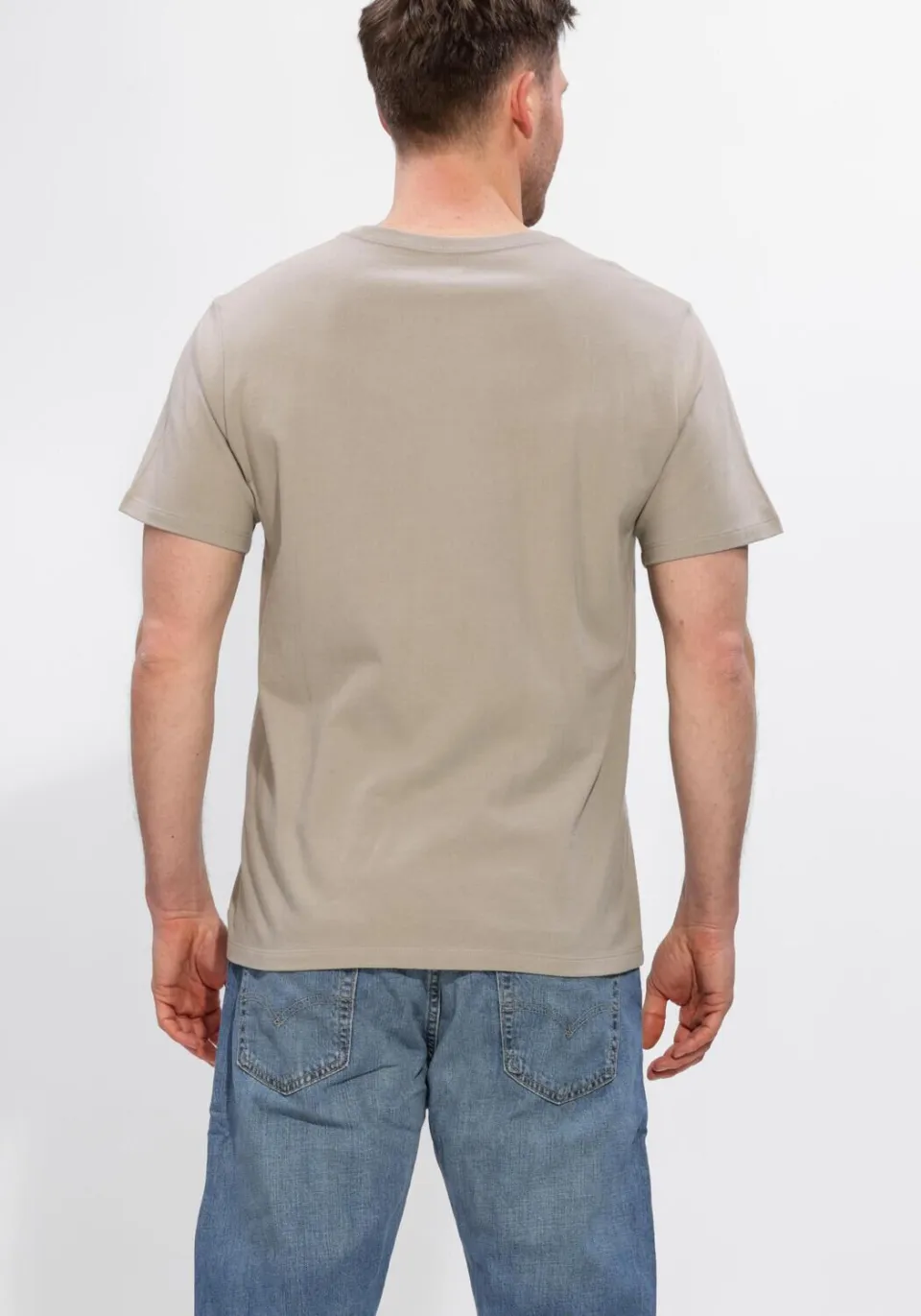 Levi's Heren Polo's & T-shirts Ss Original Hm Tee - Zand, foto 3