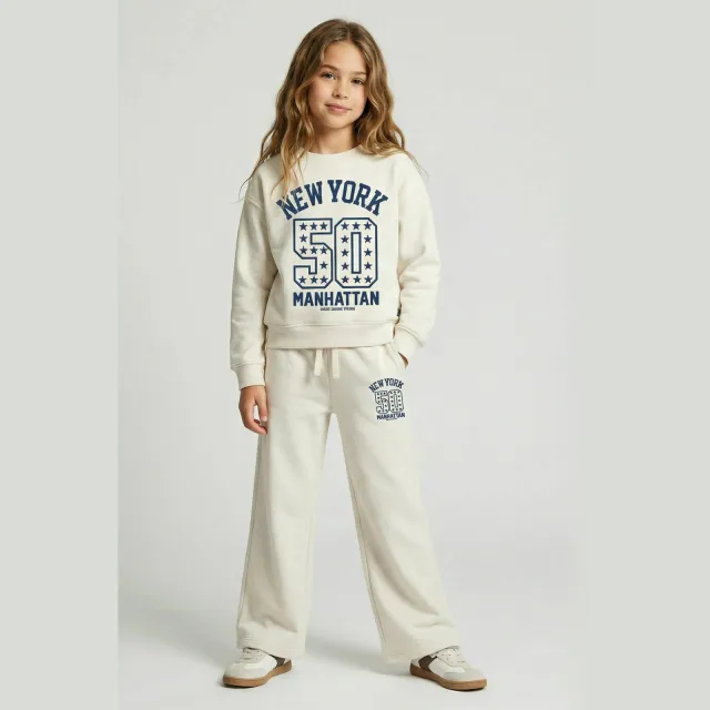 Cars sweater met print - ecru/donkerblauw
