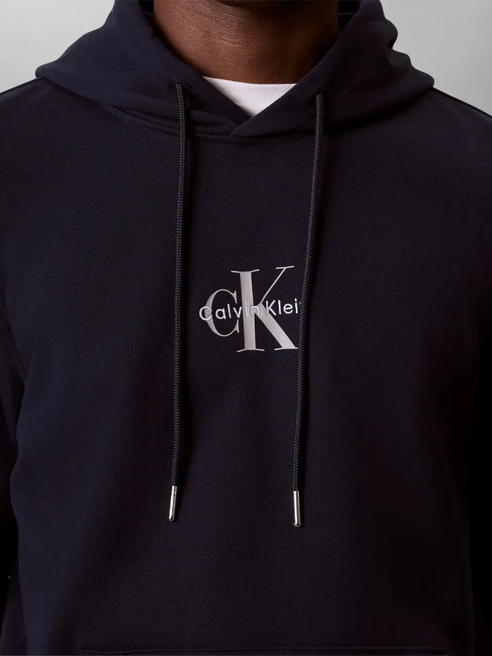 Calvin Klein JEANS regular fit hoodie met logo - dark sapphire donkerblauw, foto 7
