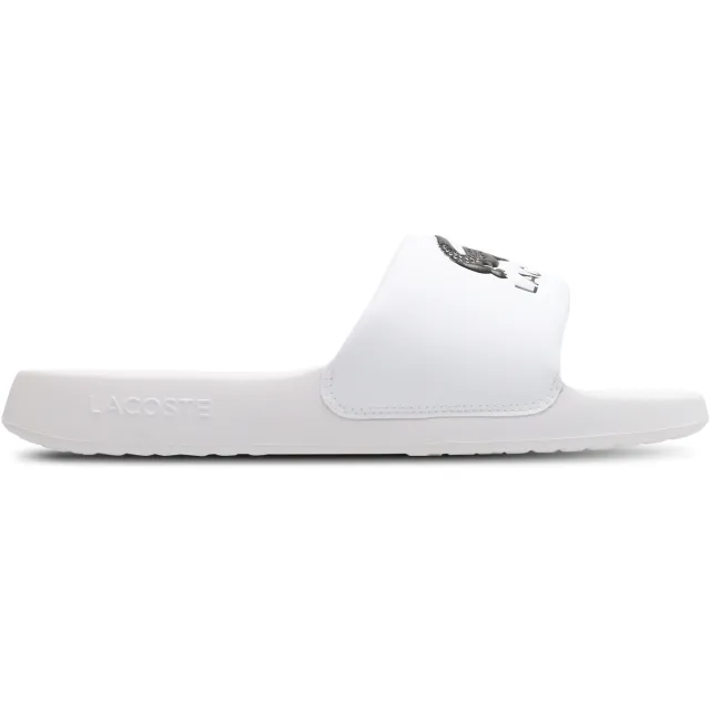 Lacoste Serve Slide 1 Slippers en Sandalen Heren - Wit - Plastic White