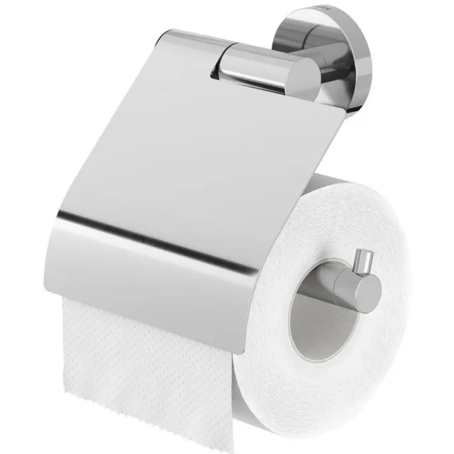 Tiger Toiletrolhouder Tiger Boston met Klep RVS Glans