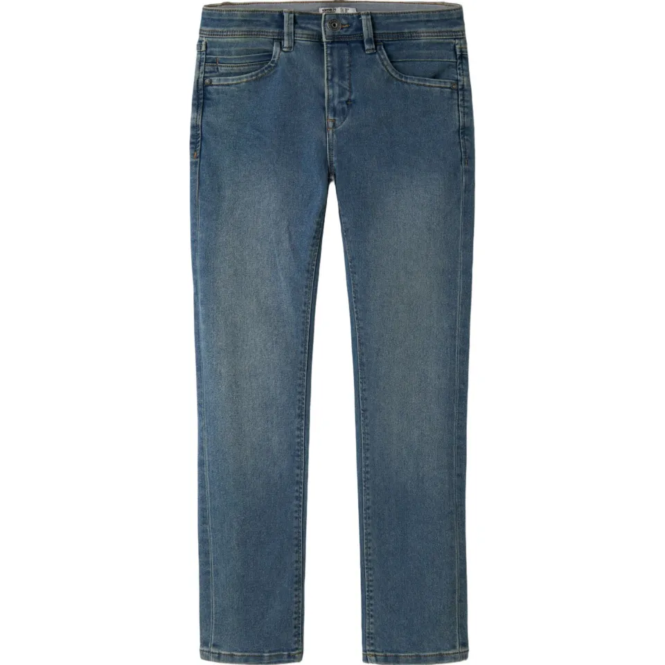 NAME IT KIDS slim fit jeans NKMSILAS medium blue denim, foto 2