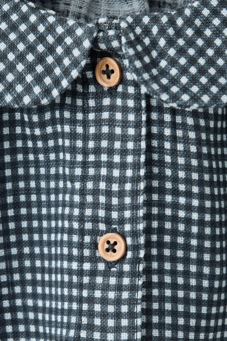 Mango Kids geruit overhemd - donkerblauw/wit, foto 4
