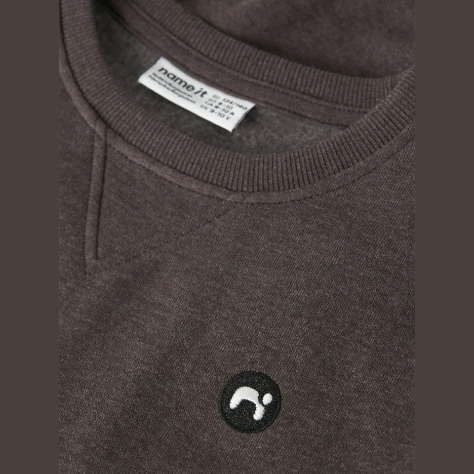 NAME IT KIDS sweater donkerbruin, foto 2