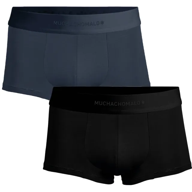 Muchachomalo Men 2-Pack Trunk Solid Veelkleurig