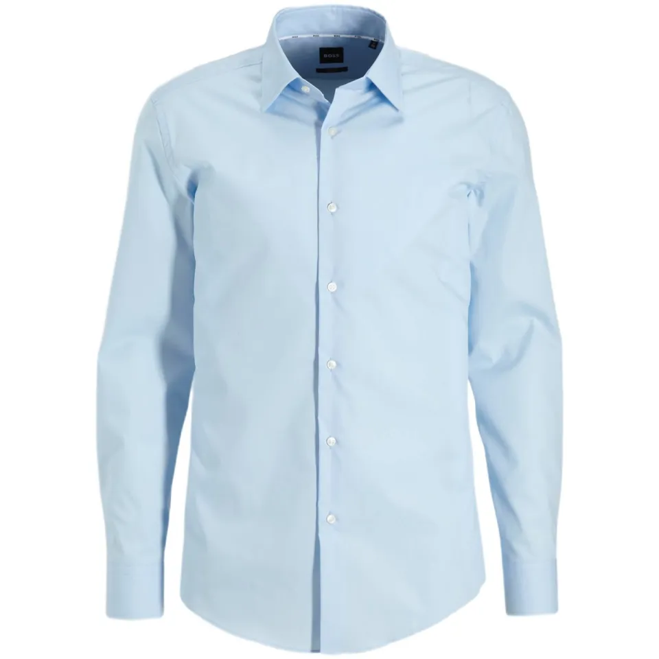 Boss slim fit overhemd H-HANK light/pastel blue, foto 3