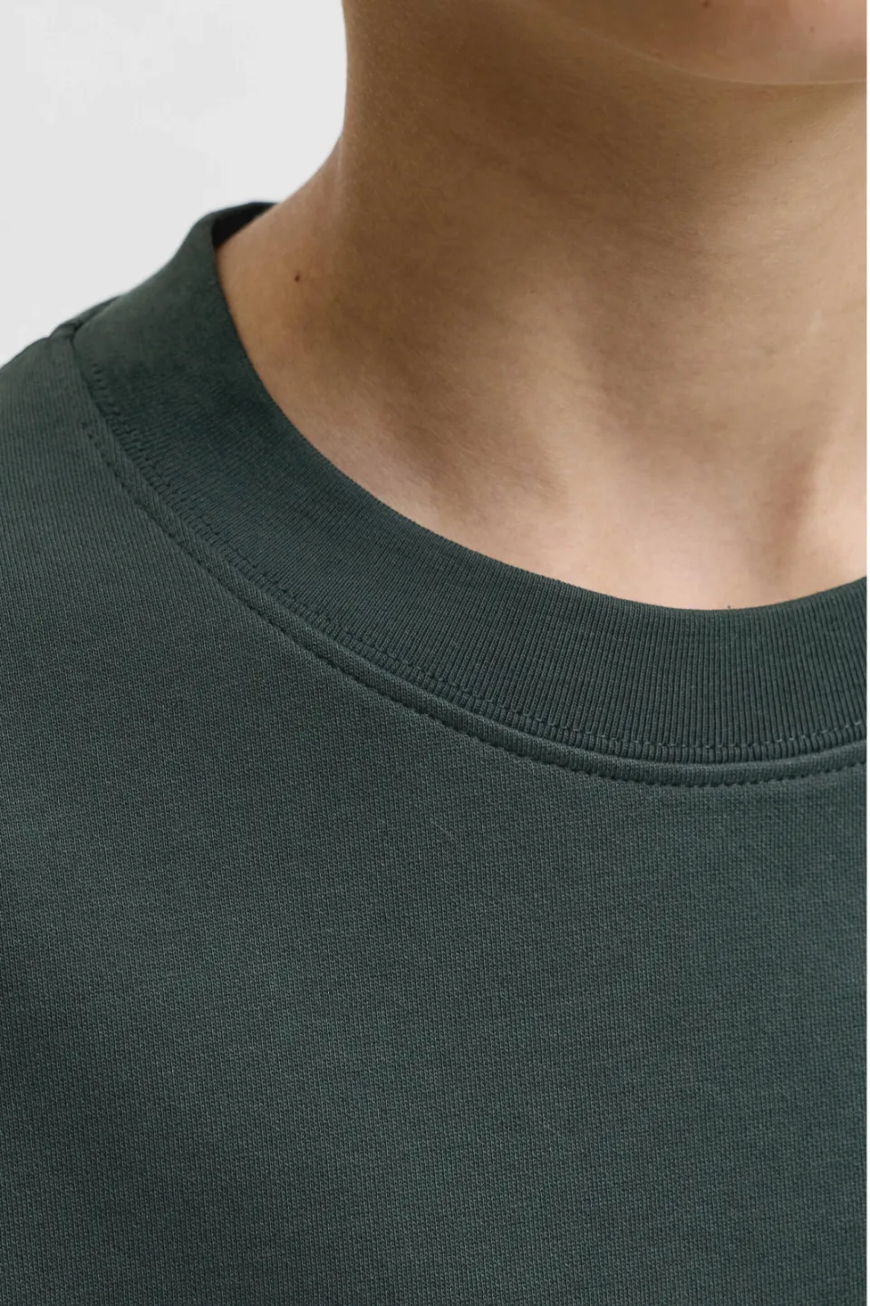 Jack & Jones junior oversized T-shirt donkergroen, foto 8