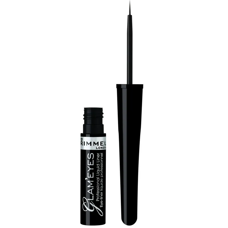 Rimmel London Glam'Eyes liquid eyeliner 001 Black Glamour, foto 2