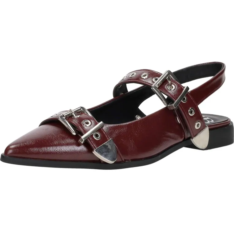 Sub55 Slingbacks ballerina bordeaux, foto 3