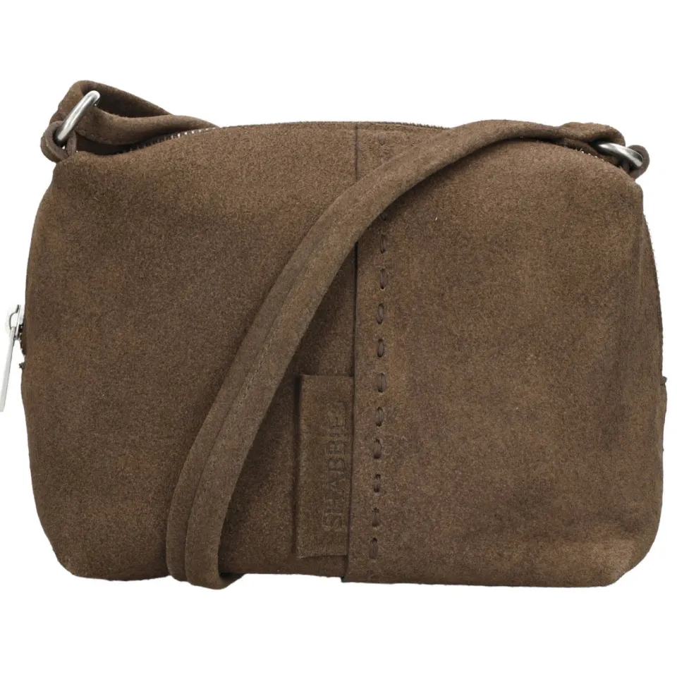 Shabbies Amsterdam Saar Stitched crossbody tas taupe