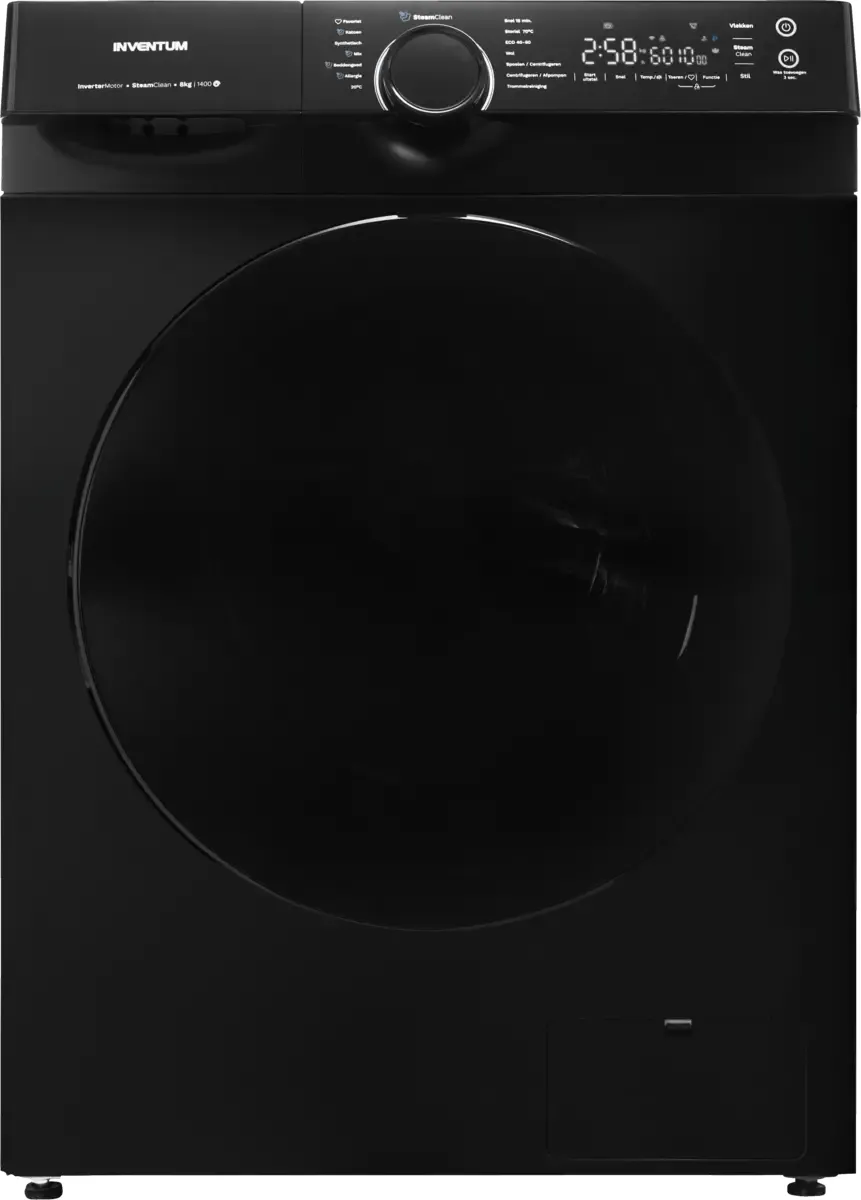 Inventum VWM8010B wasmachine zwart, foto 2