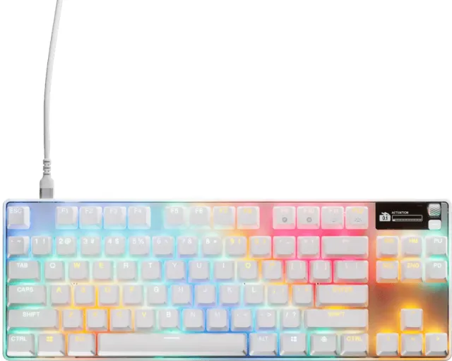 SteelSeries Apex Pro TKL Gen 3 Gaming Toetsenbord Qwerty Wit