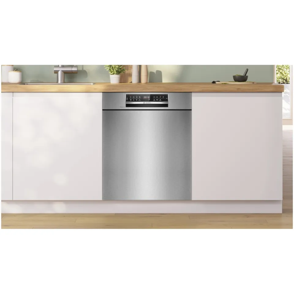 Bosch SMU6ECS12E onderbouwvaatwasser geborsteld staal, foto 3