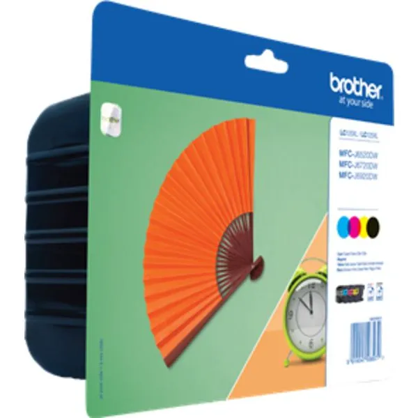Brother LC-129XLVALBP Inktcartridge 4-kleuren Multipack Hoge capaciteit Zwart