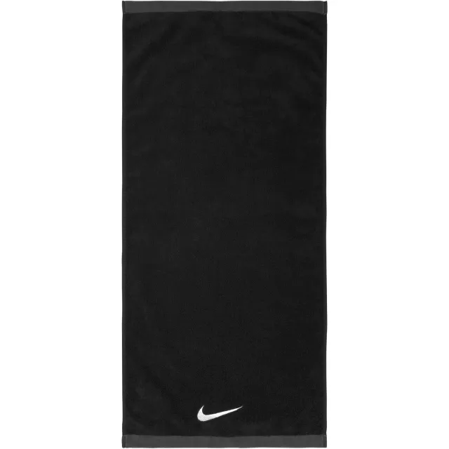 Nike Fundamental Handdoek Medium Zwart Wit