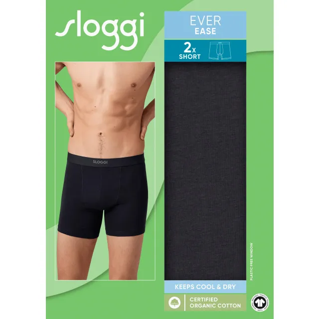 Sloggi MEN EVER Ease boxershort (set van 2) zwart, foto 3