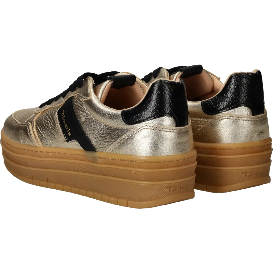 Tamaris sneakers goudkleurig, foto 5