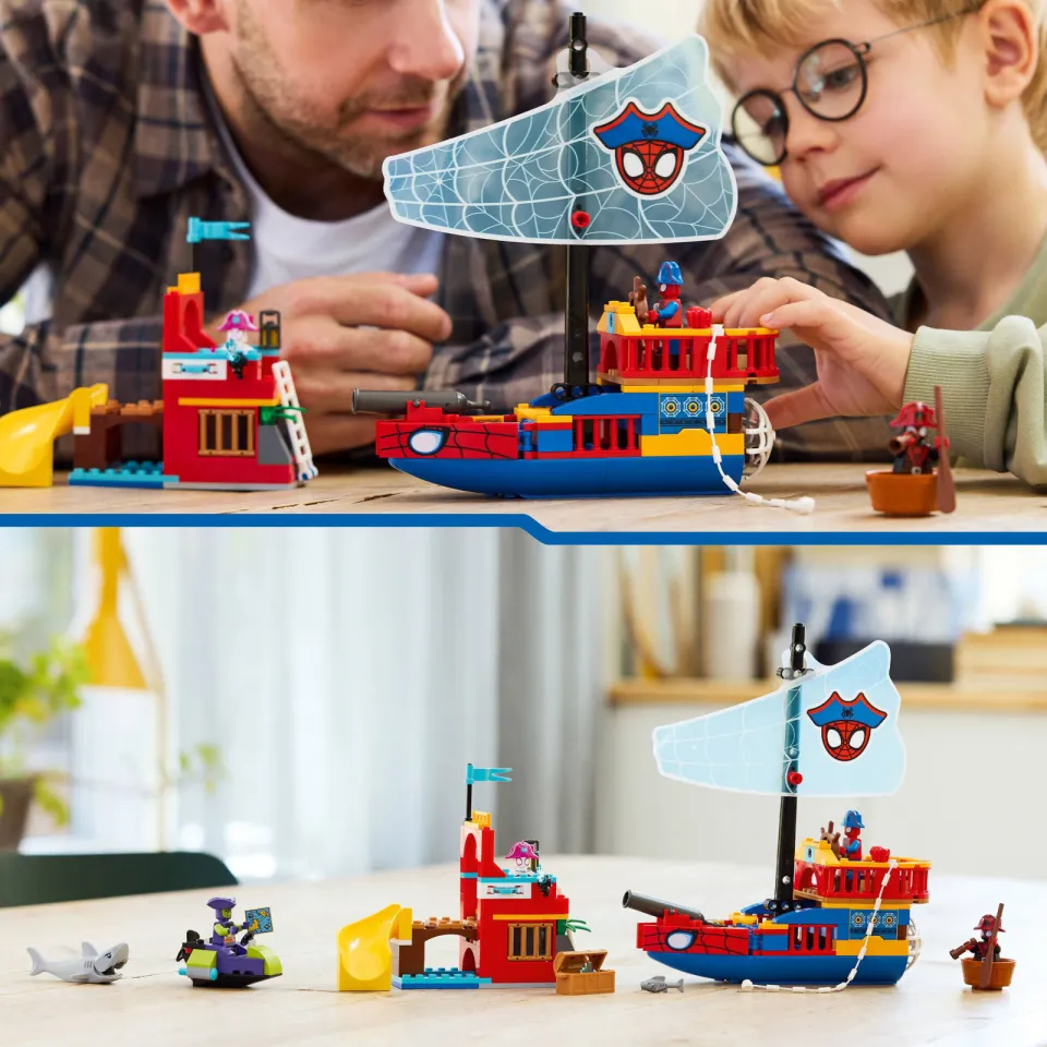 Lego Marvel Spidey en Zijn Geweldige Vriendjes Team Spidey Piratenschip Set 11208, foto 6