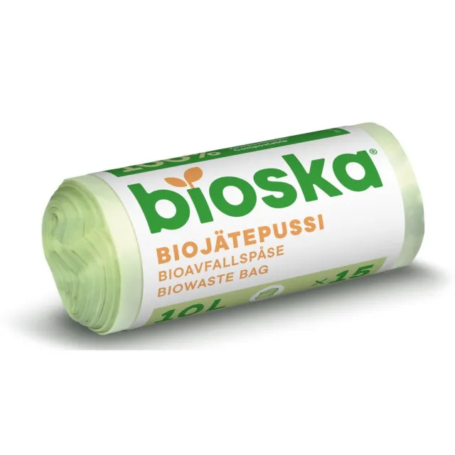 Bioska composteerbare afvalzakken 10 liter