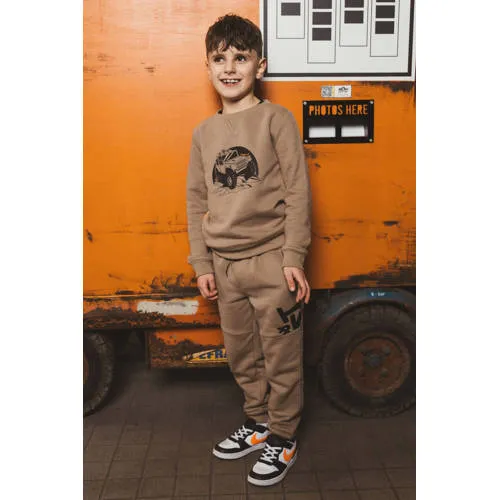 TYGO & vito sweater met print - beige, foto 3