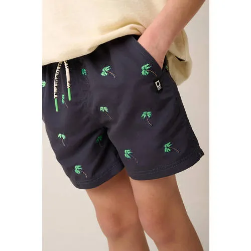 Tumble 'n Dry zwemshort donkerblauw met all over palmboom print, foto 5