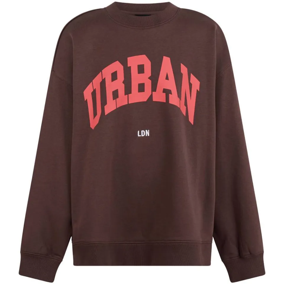 Shoeby sweater met tekst - bruin, foto 2