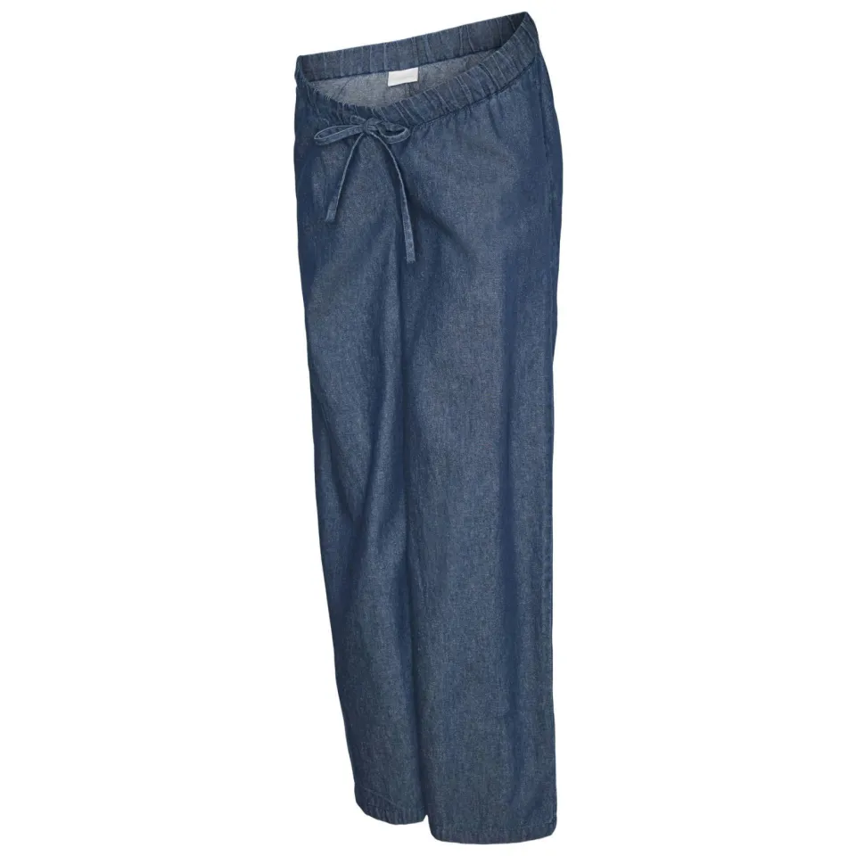 Mamalicious straight zwangerschapsbroek medium blue denim, foto 2