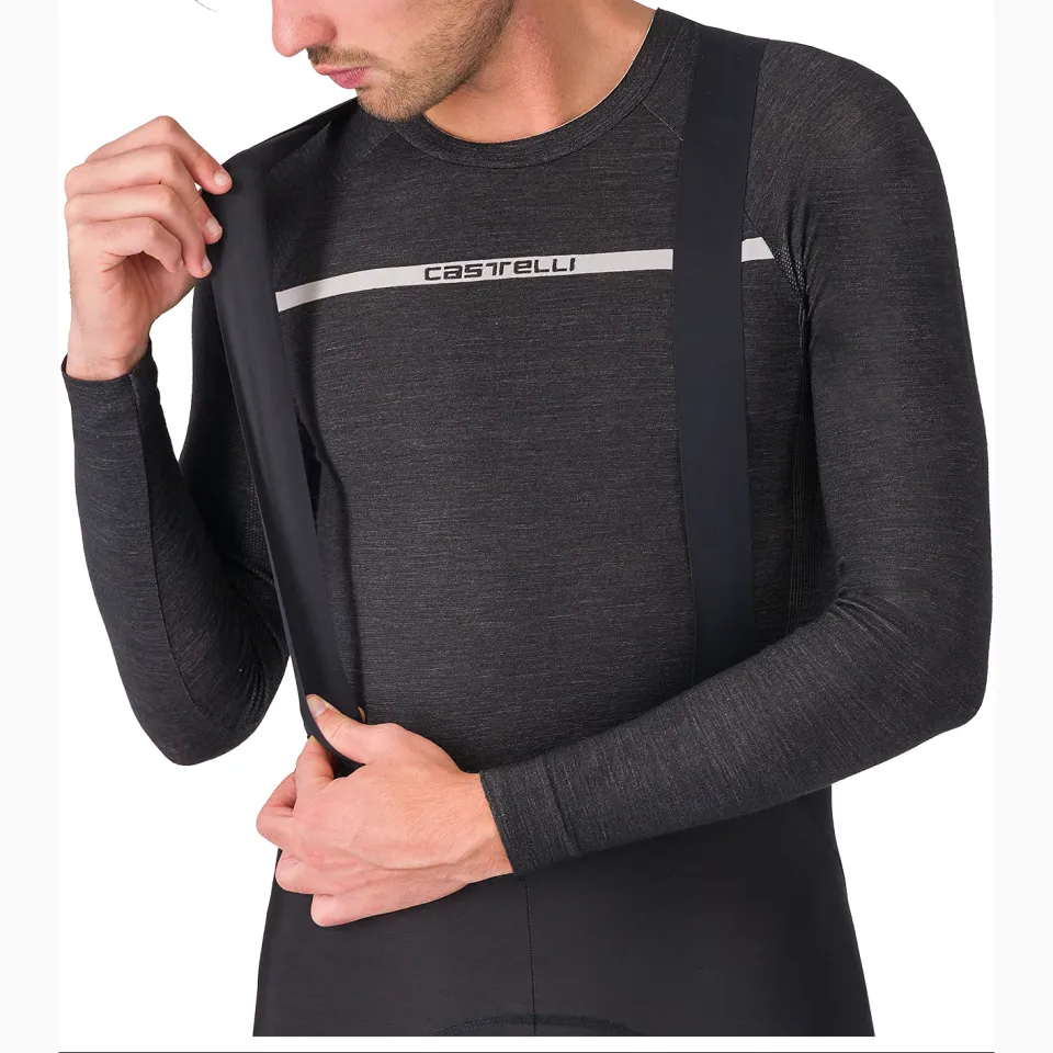 Castelli Competizione fietsbroek met bretels zwart/grijs, foto 4