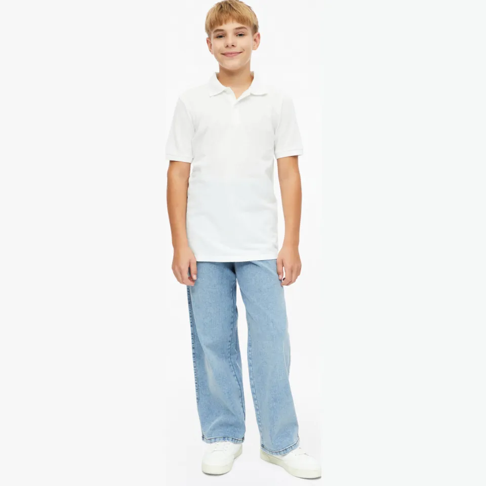 s.Oliver baggy wide leg jeans - lichtblauw