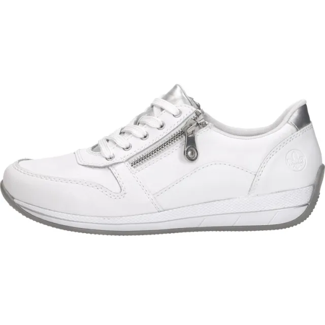 Rieker N110081 sneaker wit, foto 2