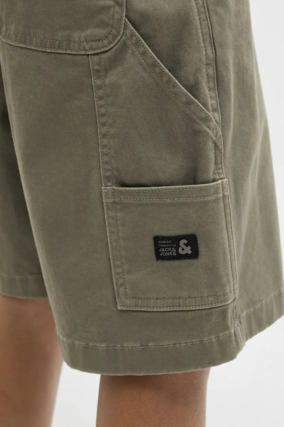 Jack & Jones casual korte broek olijfgroen, foto 8
