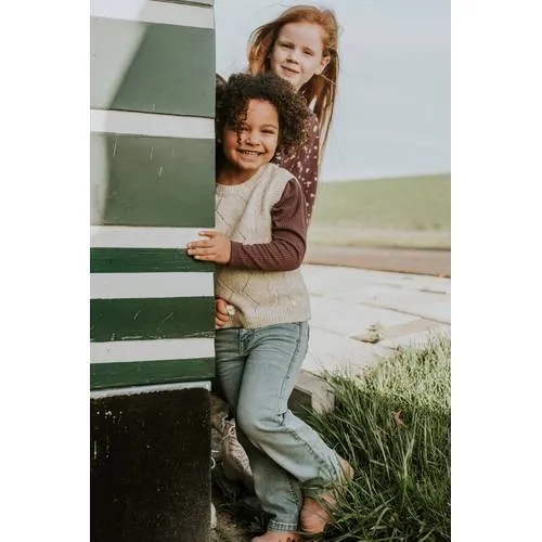 Koko Noko wide leg jeans - lichtblauw, foto 4
