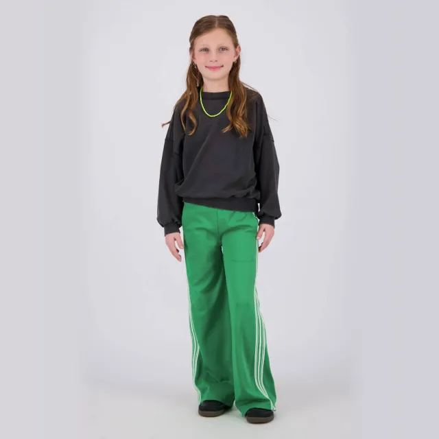 Vingino sweater met backprint zwart Verwassen zwart