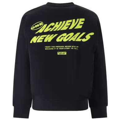 Retour Jeans rechtvallende sweater met backprint - donkergrijs Backprint, foto 2