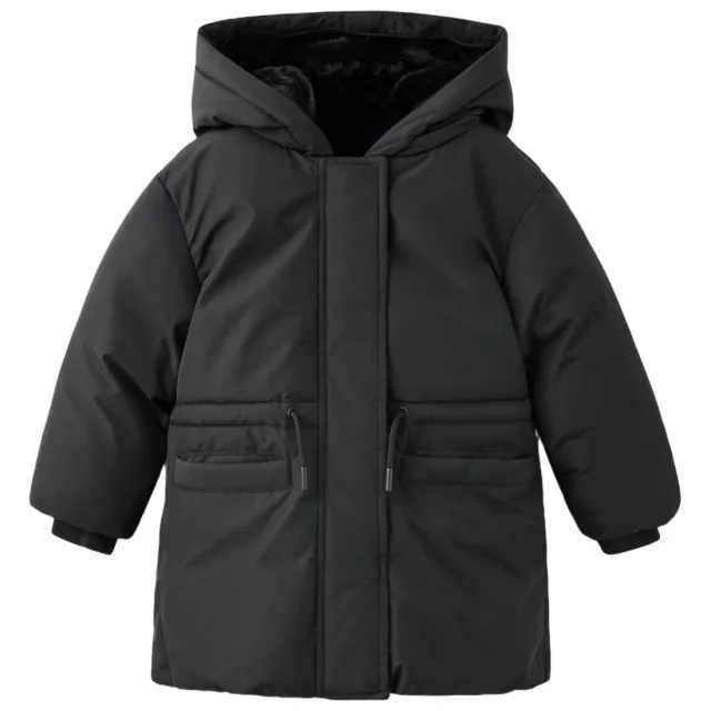 Mango Kids winterparka zwart