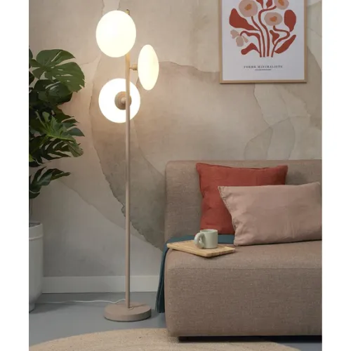 It's About Romi vloerlamp SAPPORO (Ø32x161 cm) melkwit/zand, foto 2