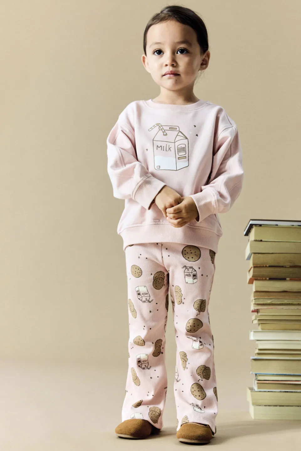 NAME IT MINI sweater met print - lichtroze, foto 5