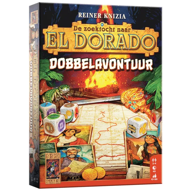 999 Games De Zoektocht naar El Dorado Dobbelavontuur dobbelspel