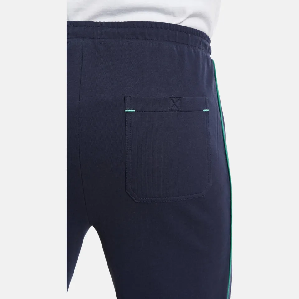 Jan Vanderstorm Plus Sixe loose fit joggingbroek KALEVI Plus donkerblauw, foto 6