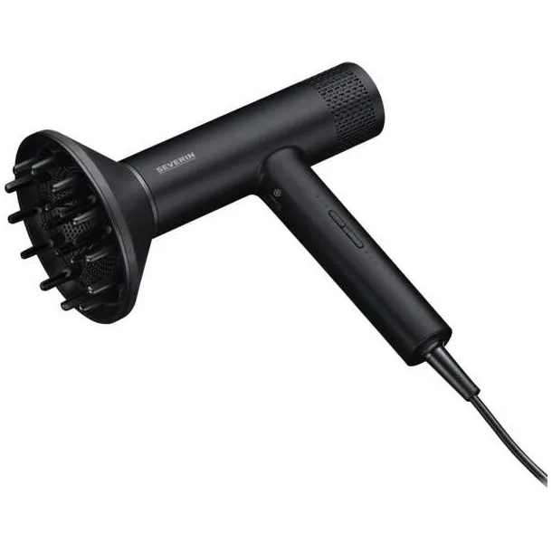 Severin HT 0170 S-Style Speed Pro föhn zwart, foto 3
