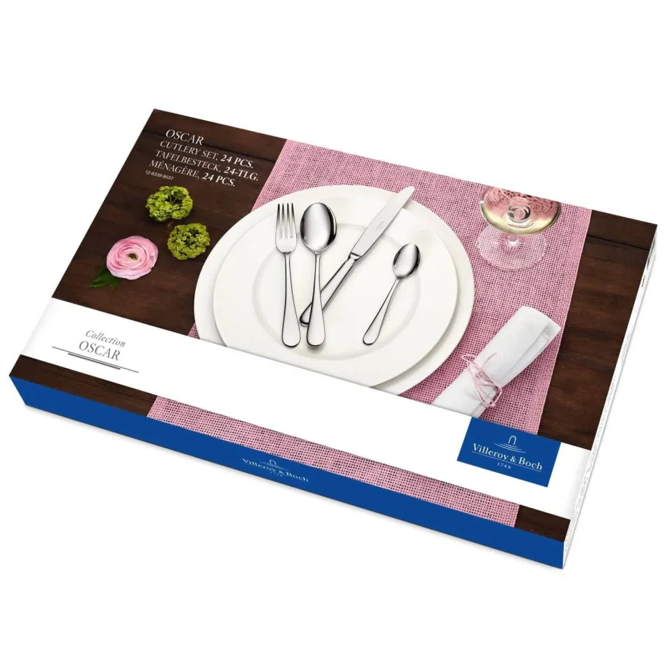 Villeroy & Boch Oscar bestekset zilver 24-delig, foto 3