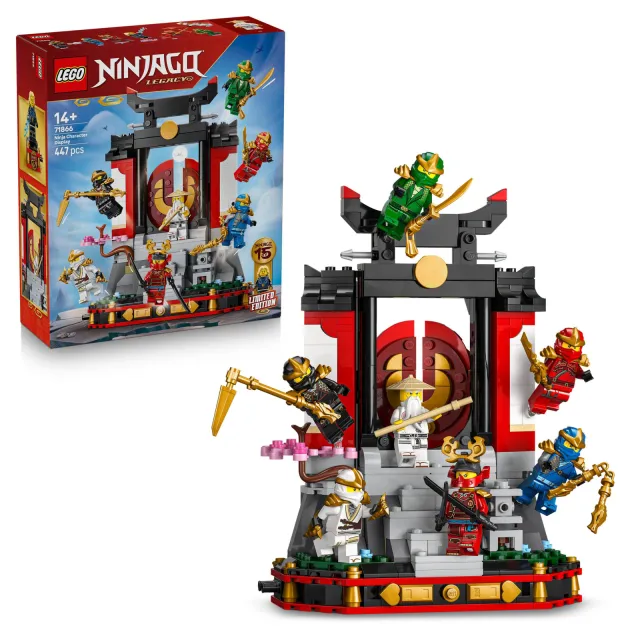 Lego Ninjago 15-jarig jubileum: Display met ninjapersonages 71866