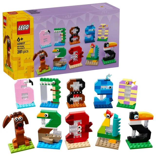 Lego Verjaardagscijfers 40807, foto 2