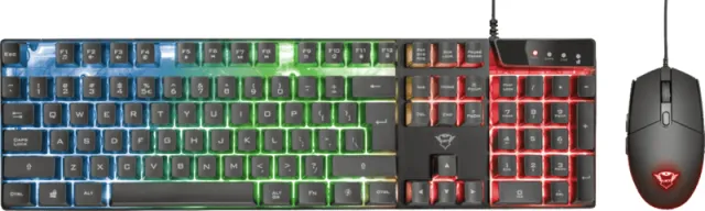 Trust GXT 838 Azor Gaming Combo Toetsenbord & Muis Qwerty Zwart