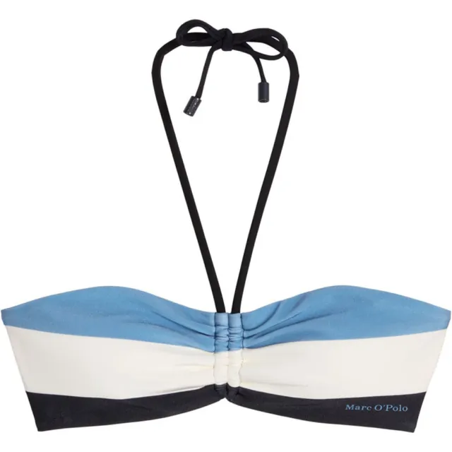 Marc O'Polo Bikinitop met halter Donkerblauw